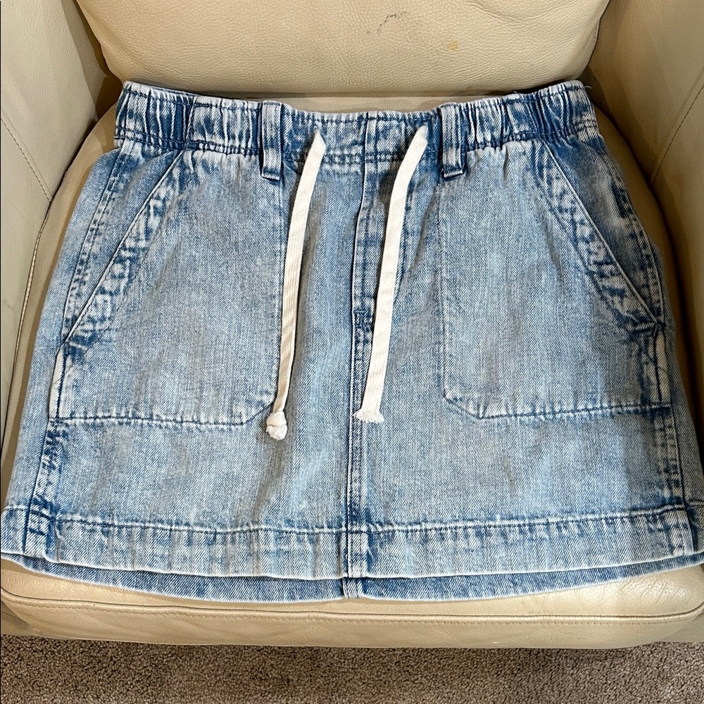 GAP Light Blue Denim Mini Skirt
